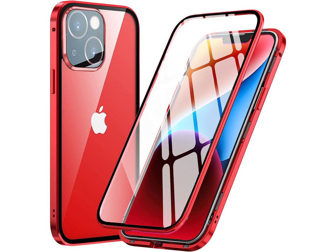 Capa Iphone 14 HONGWE. (Vermelho)