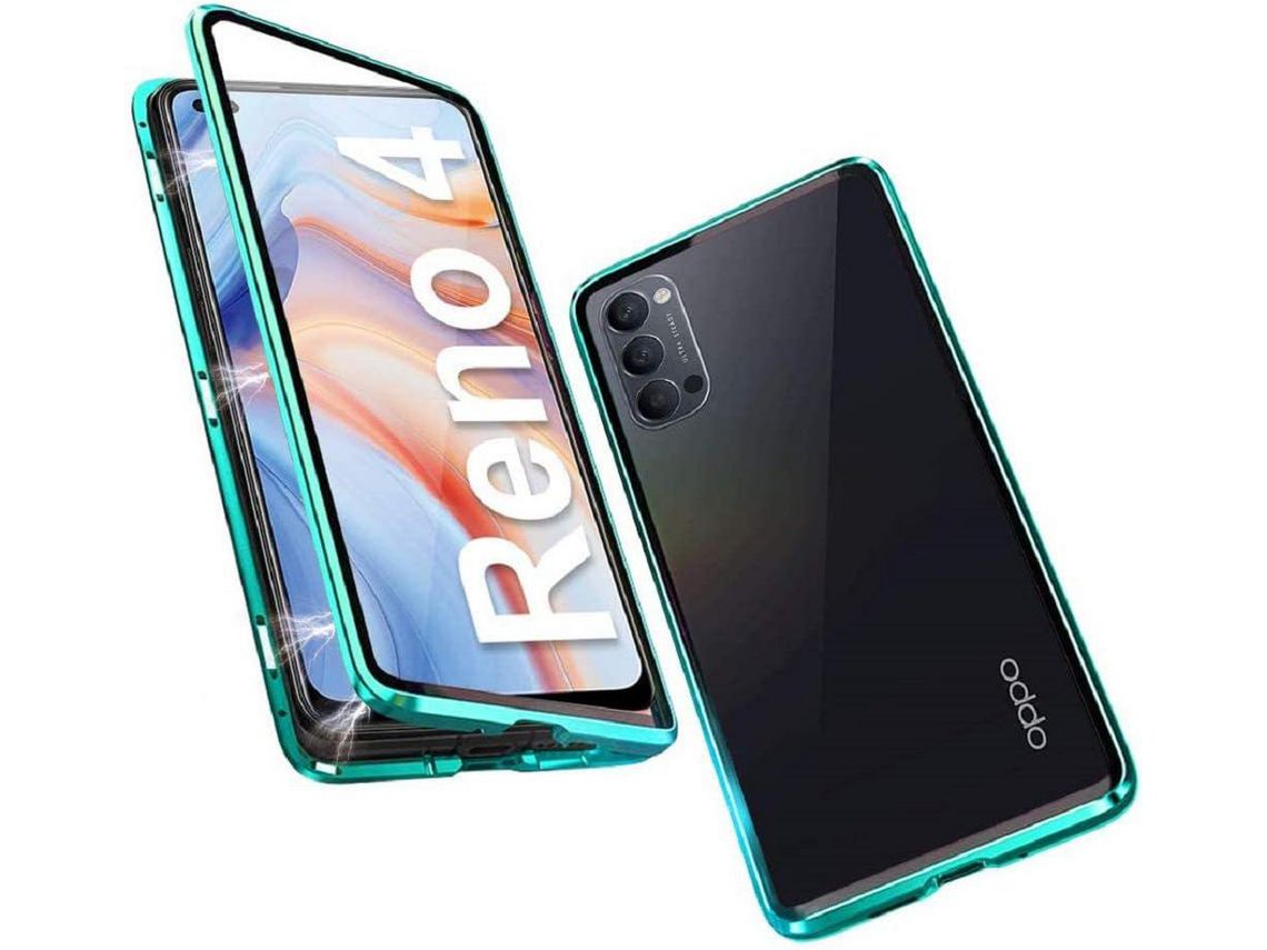 Capa Reno 4 5G HONGWE. (Verde)
