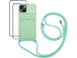 Capa Iphone 14 HONGWE. (Luz Verde)