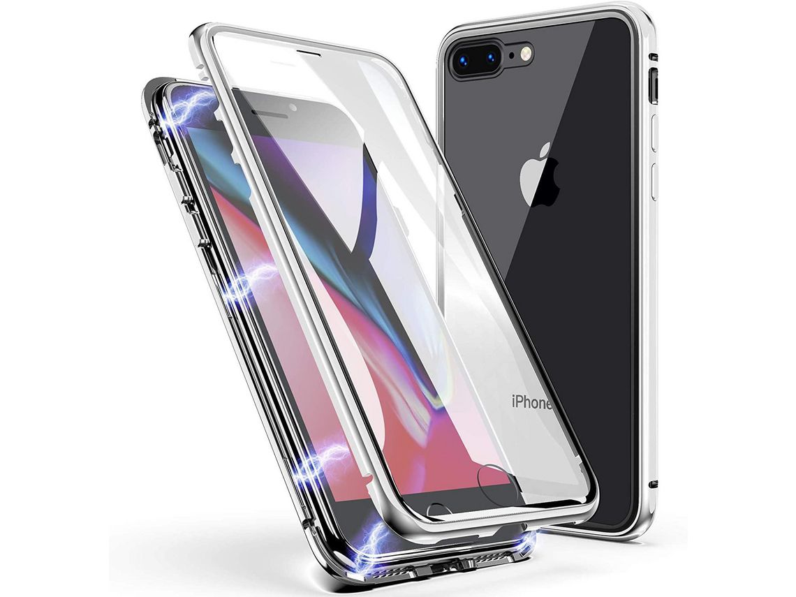 Capa Iphone 7 Plus/8 Plus HONGWE. (Prateado)