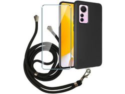Capa Xiaomi 12 Lite HONGWE. (Preto)