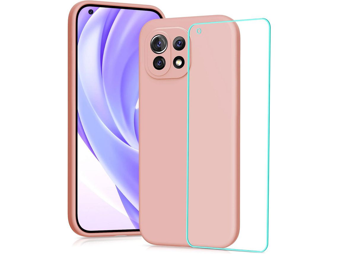Capa Xiaomi Mi 11 Lite 5G HONGWE. (Rosa )