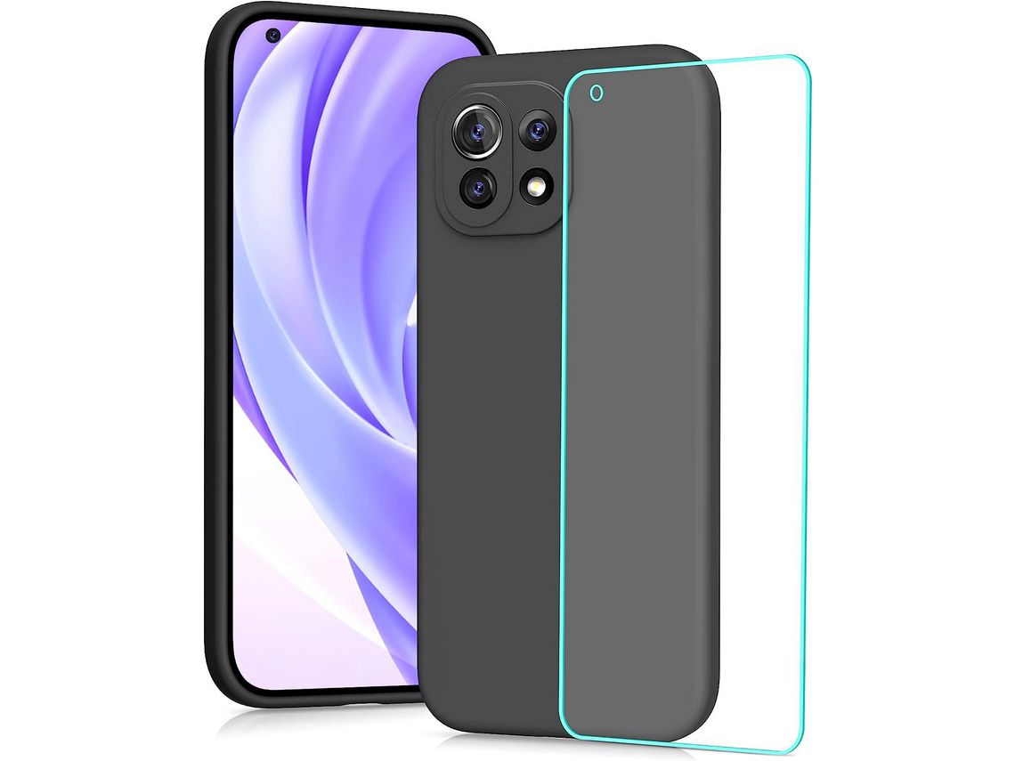 Capa Xiaomi Mi 11 Lite 5G HONGWE. (Preto)