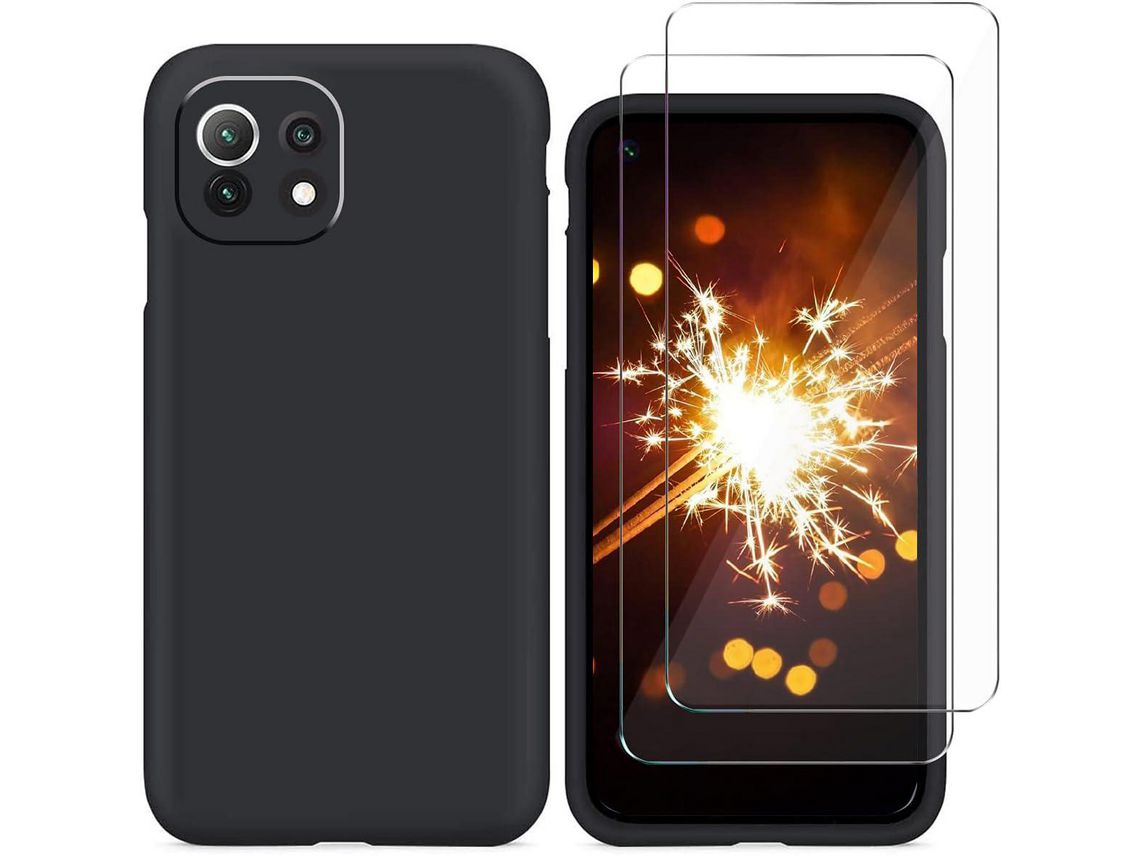 Capa Xiaomi Mi 11 Lite 4G/5G/Ne HONGWE. (Preto)