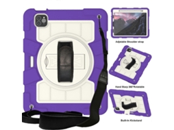 Capa de silicone híbrida à prova de choque Webake para tablet com alça de ombro