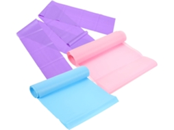 Supvox Conjunto De 3-faixas Elásticas Resistência Para Yoga E Pilates, Exercícios Em Casa, Academia Treinos