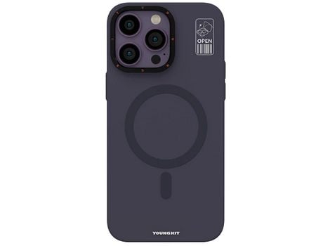 Capa com Magsafe Premium Youngkit para iPhone 14 Pro Roxo LUSOSMART