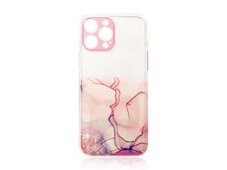 Capa de Mármore para Capa para Samsung Galaxy A12 5G Capa de Gel Rosa de Mármore