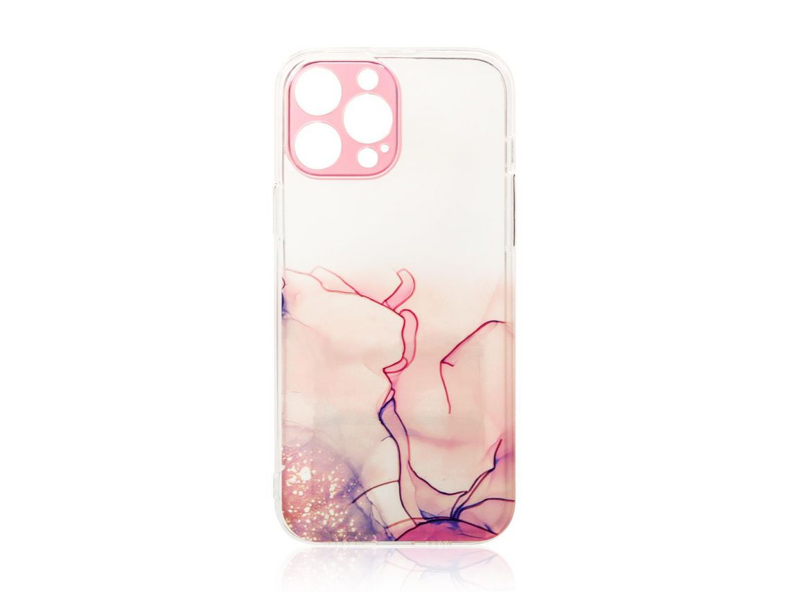 Capa de Mármore para Capa para Samsung Galaxy A12 5G Capa de Gel Rosa de Mármore