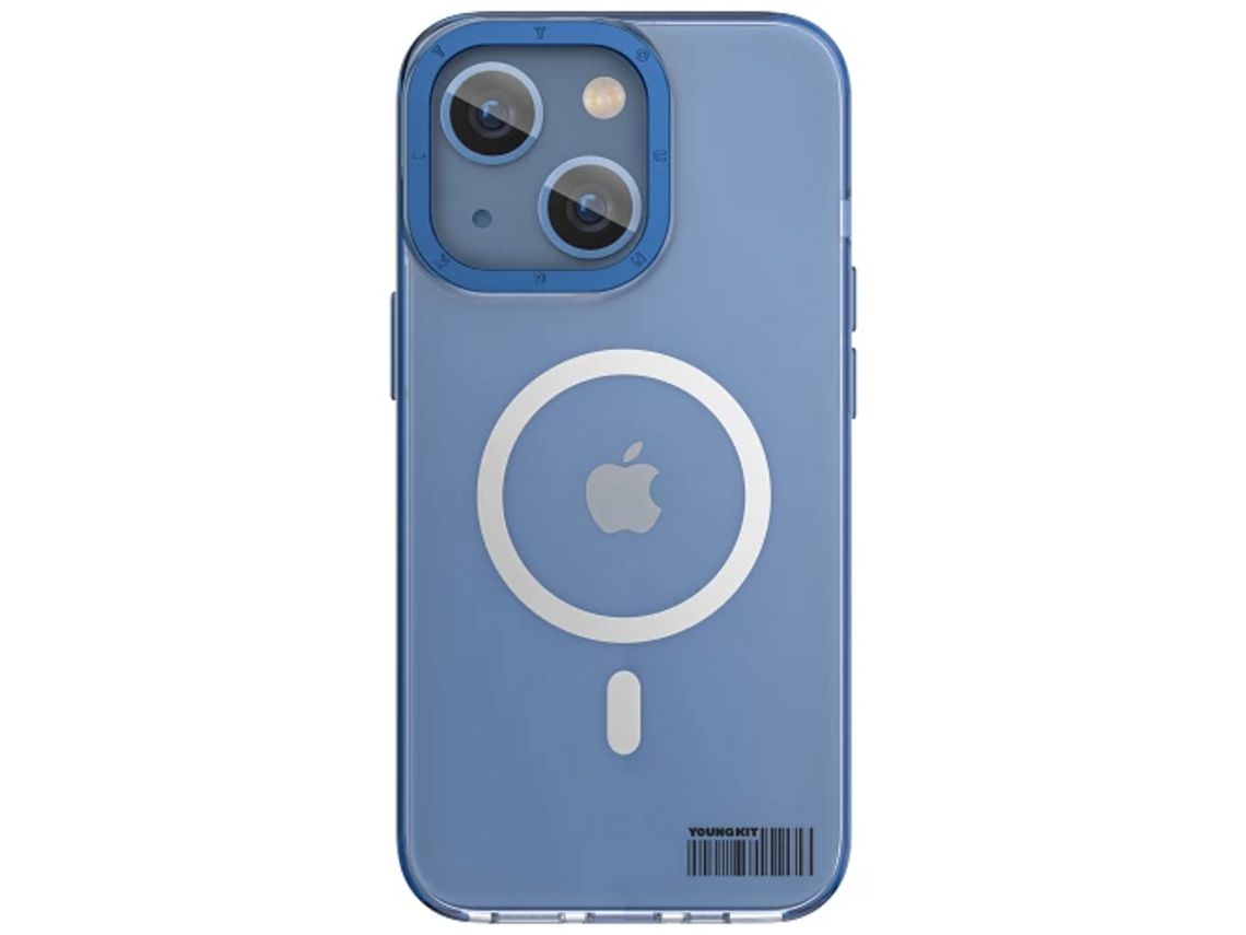 Capa com Magsafe Premium para iPhone 14 Pro Blue LUSOSMART