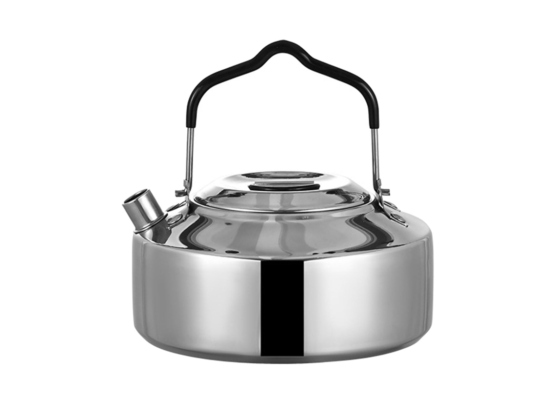 Chaleira de Camping 1l Aço Inox 304 Multiuso