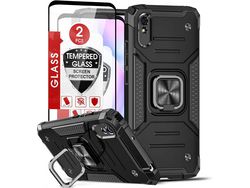 Kit Capa para Xiaomi Redmi 9A/9At HONGWE. Preto