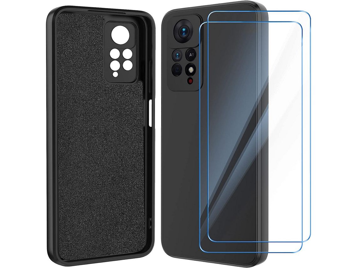Kit Capa para Xiaomi Redmi Note 11 Pro 5G HONGWE. Preto