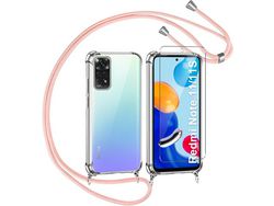 Kit Capa para Xiaomi Redmi Note 11/11S HONGWE. Rosa Ouro