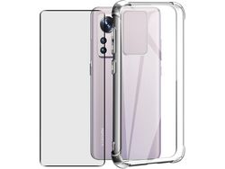 Kit Capa para Xiaomi Mi 12 Pro HONGWE Transparente