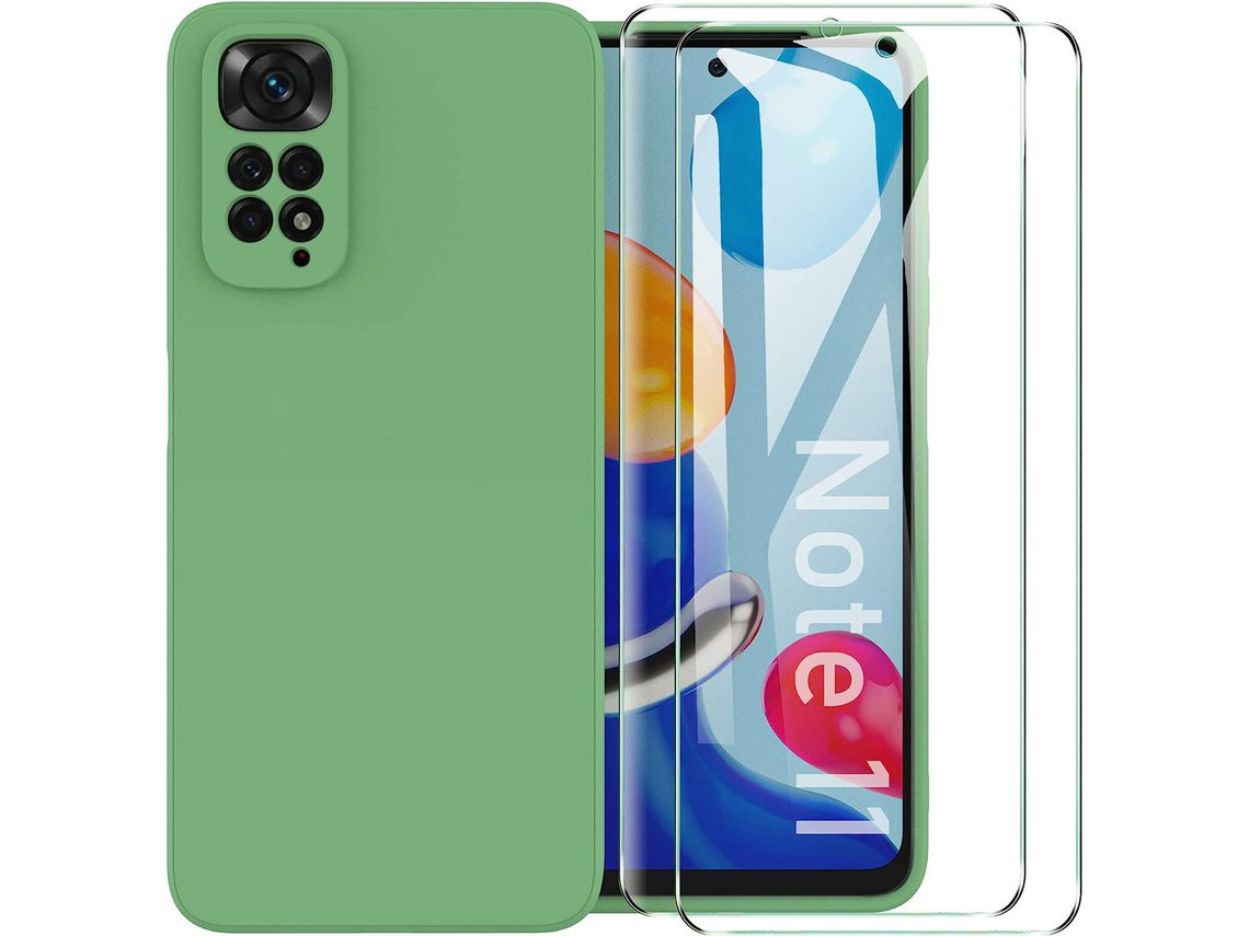 Kit Capa para Xiaomi Redmi Note 11 4G HONGWE. Verde