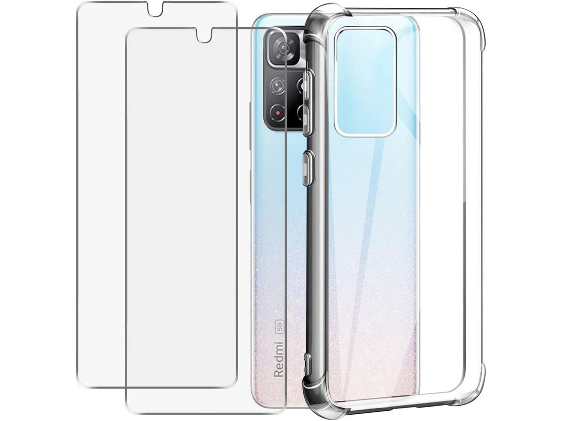 Kit Capa para Xiaomi Redmi Note 11 HONGWE Transparente