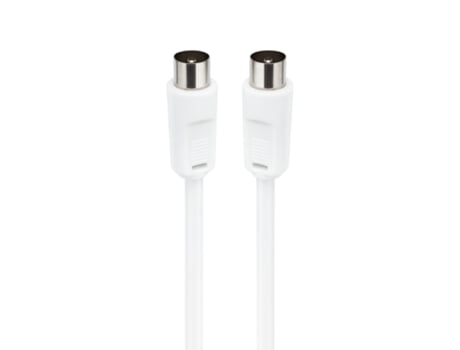 Cabo De Tv Coaxial Rg6 M 5m Xin Yue 8701 Branco