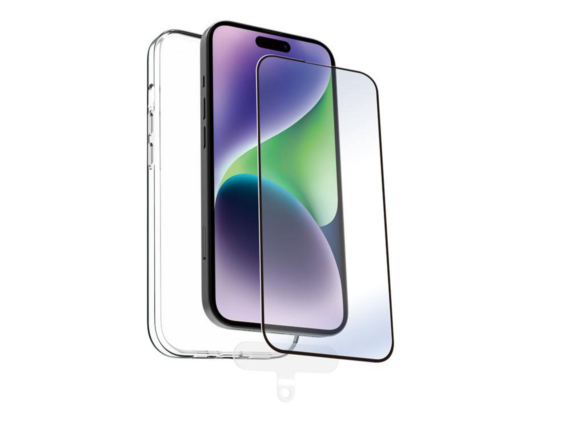Capa + Película para iPhone 15 MUVIT Transparente