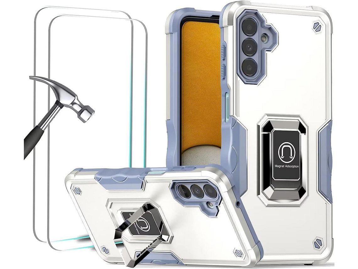 Kit Capa para Samsung Galaxy S23+ Plus HONGWE. Prata