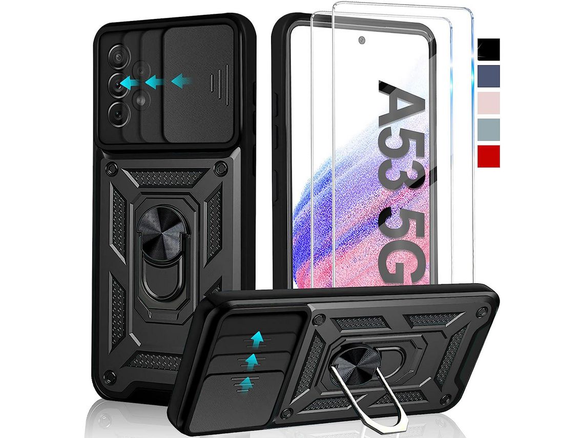 Kit Capa para Samsung Galaxy A53 5G HONGWE Preto