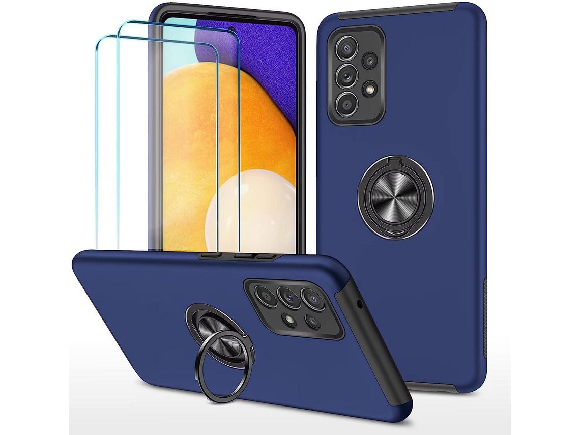 Kit Capa para Samsung Galaxy A53 5G HONGWE Azul