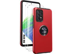Kit Capa para Samsung Galaxy A53 5G HONGWE Vermelho