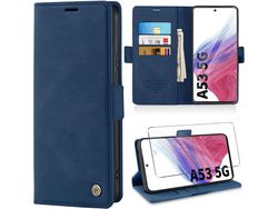 Kit Capa para Samsung Galaxy A53 5G HONGWE Azul
