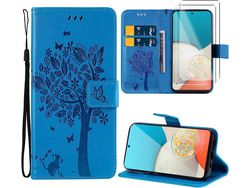 Kit Capa para Samsung Galaxy A53 5G HONGWE Azul