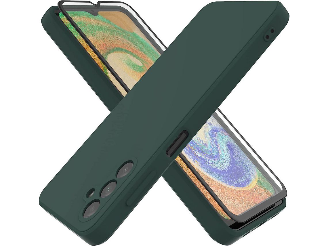 Kit Capa para Samsung Galaxy A04S/A13 5G HONGWE. Verde Escuro