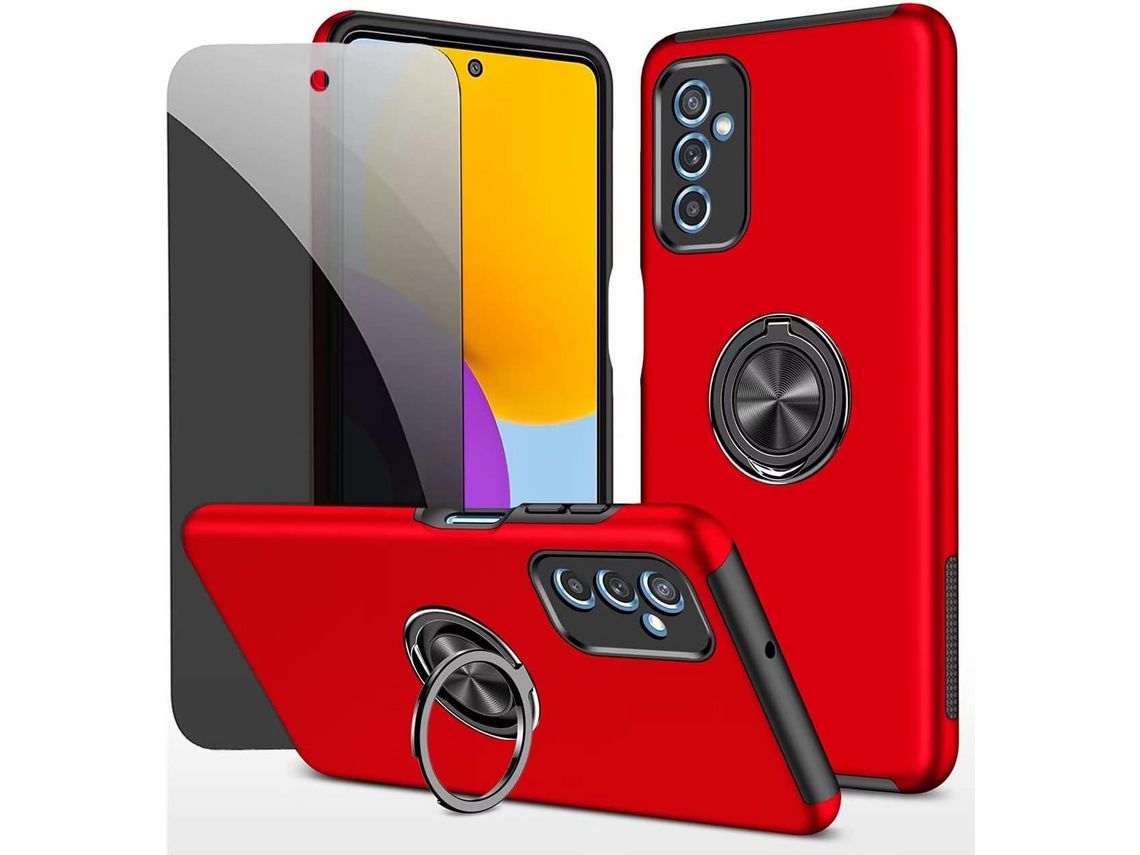 Kit Capa para Samsung Galaxy M52 5G HONGWE. Vermelho