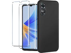 Kit Capa para Oppo A17 HONGWE. Preto