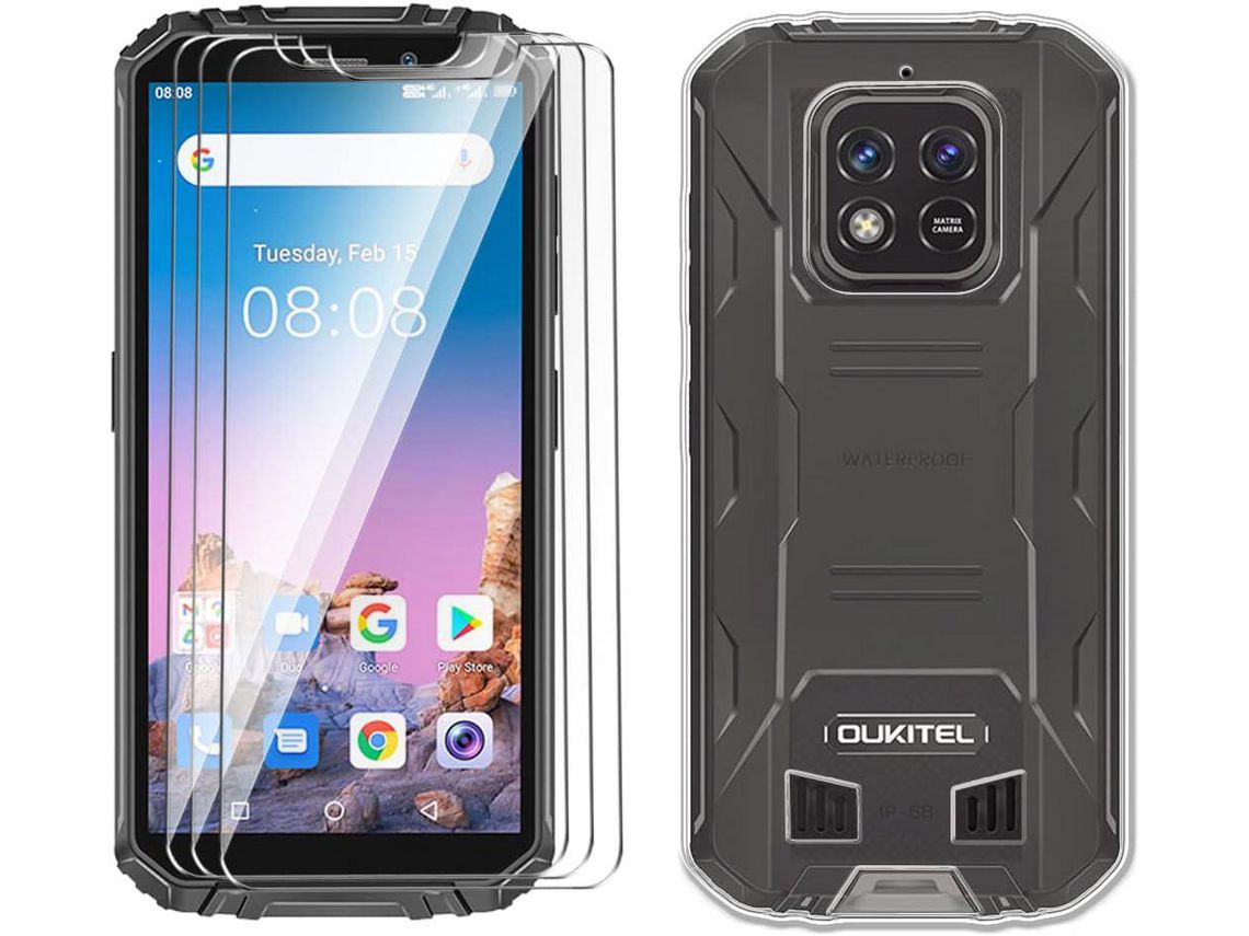 Kit Capa para Oukitel Wp18 5.93 HONGWE. Transparente