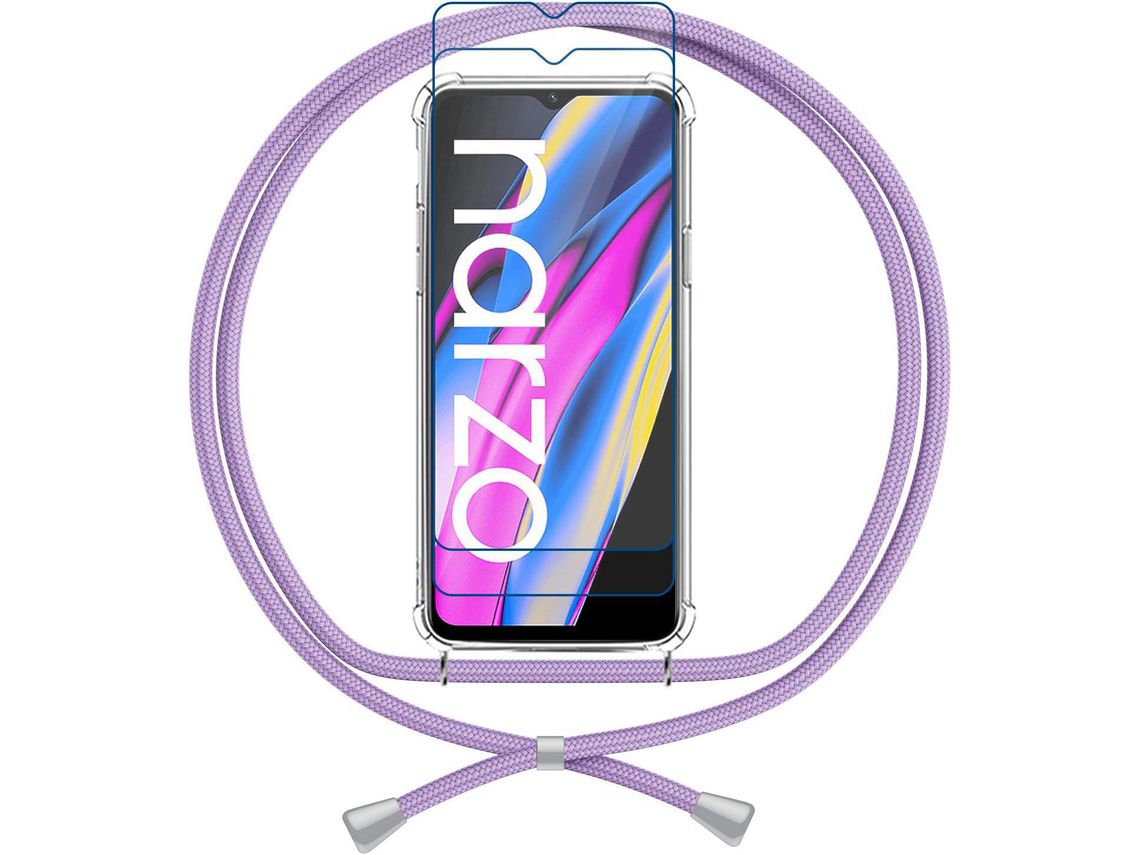 Kit Capa para Realme C35 HONGWE. Roxo