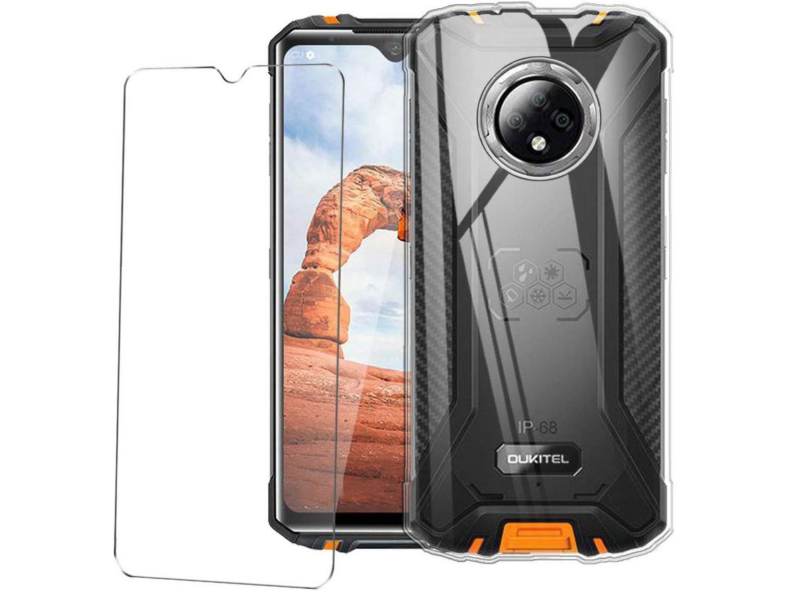 Kit Capa para Oukitel Wp8 Pro HONGWE. Transparente