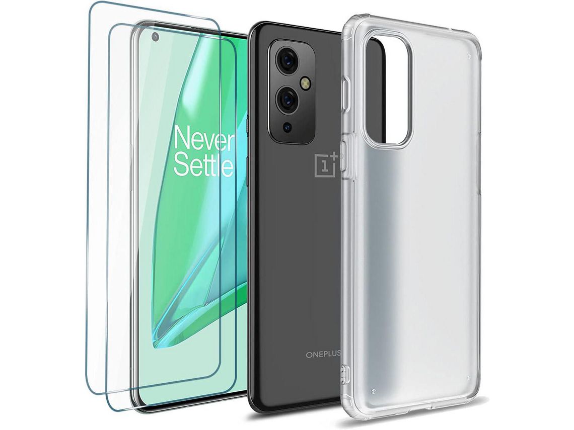 Kit Capa para Oneplus 9 HONGWE. Matt Clear