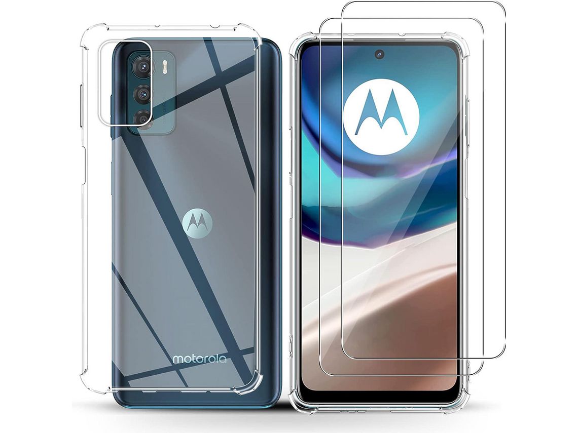 Kit Capa para Moto G42 HONGWE. Transparente