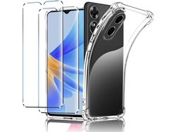 Kit Capa para Oppo A17 HONGWE Transparente