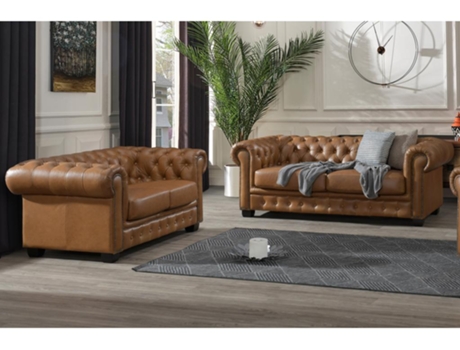 Sofás LINEA SOFA (Pele - Multicor - 73 x 201 x 96 cm)