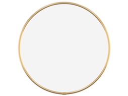 Wall Mirror, Wall Mirrors Vidaxl Ouro Vidro (ø 30 Cm)
