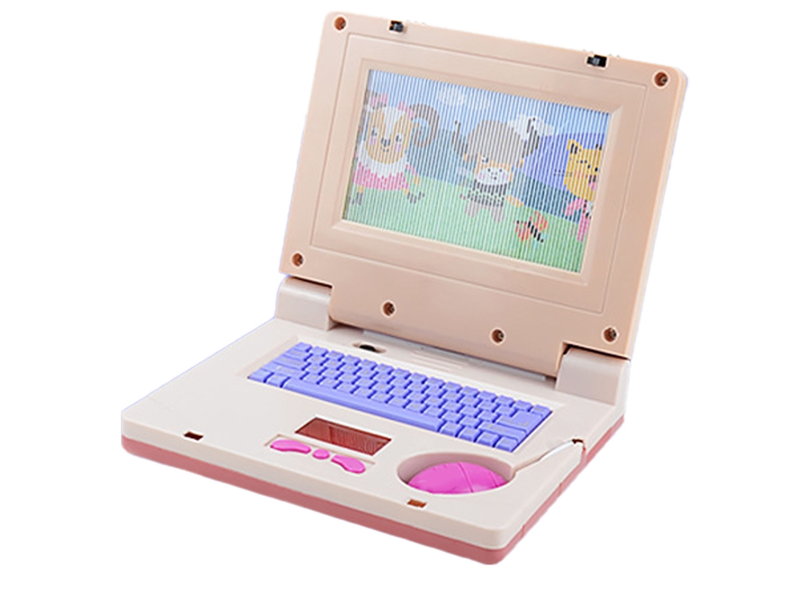 Primerox brinquedo Laptop Infantil Educativo com Música e Aprendizado de Inglês Roxo