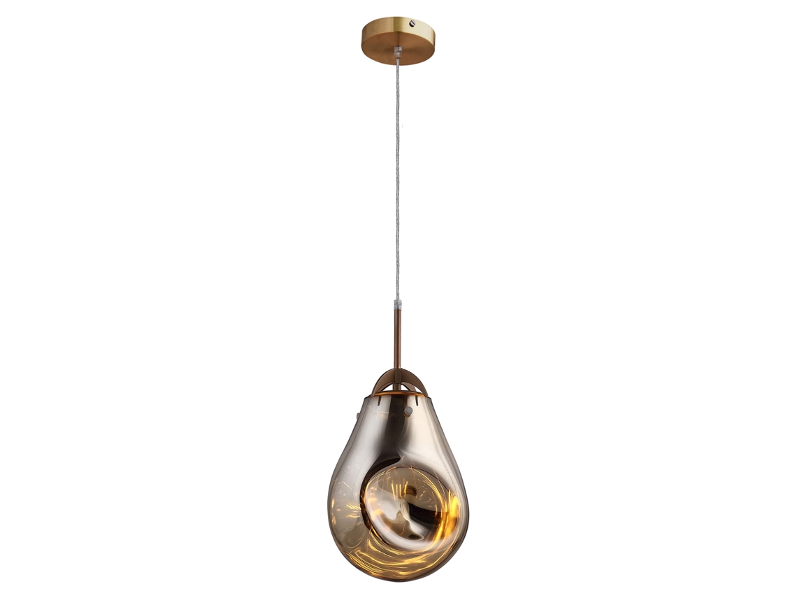 Candeeiro Pendente LUMINECA 23X30 Cm Champanhe