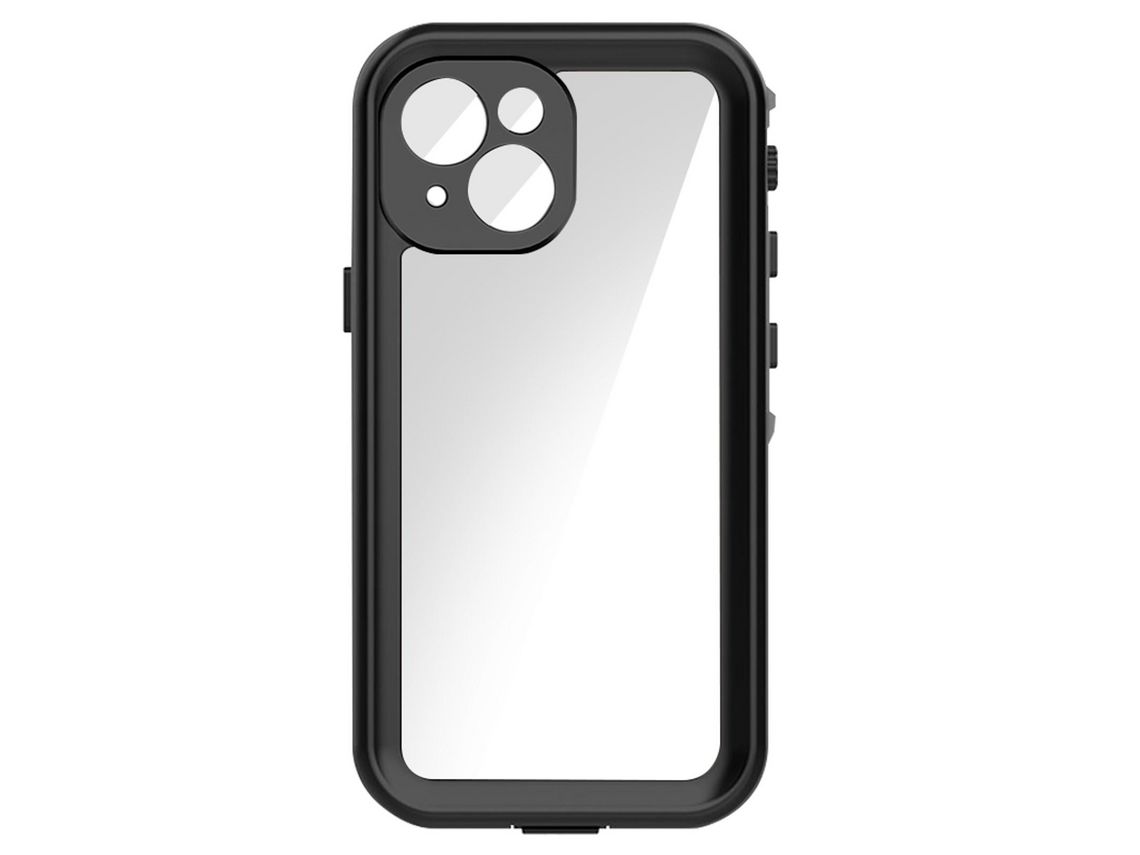 Capa Integral para iPhone 13 Mini Impermeável Ip68 REDPEPPER Contorno Preto