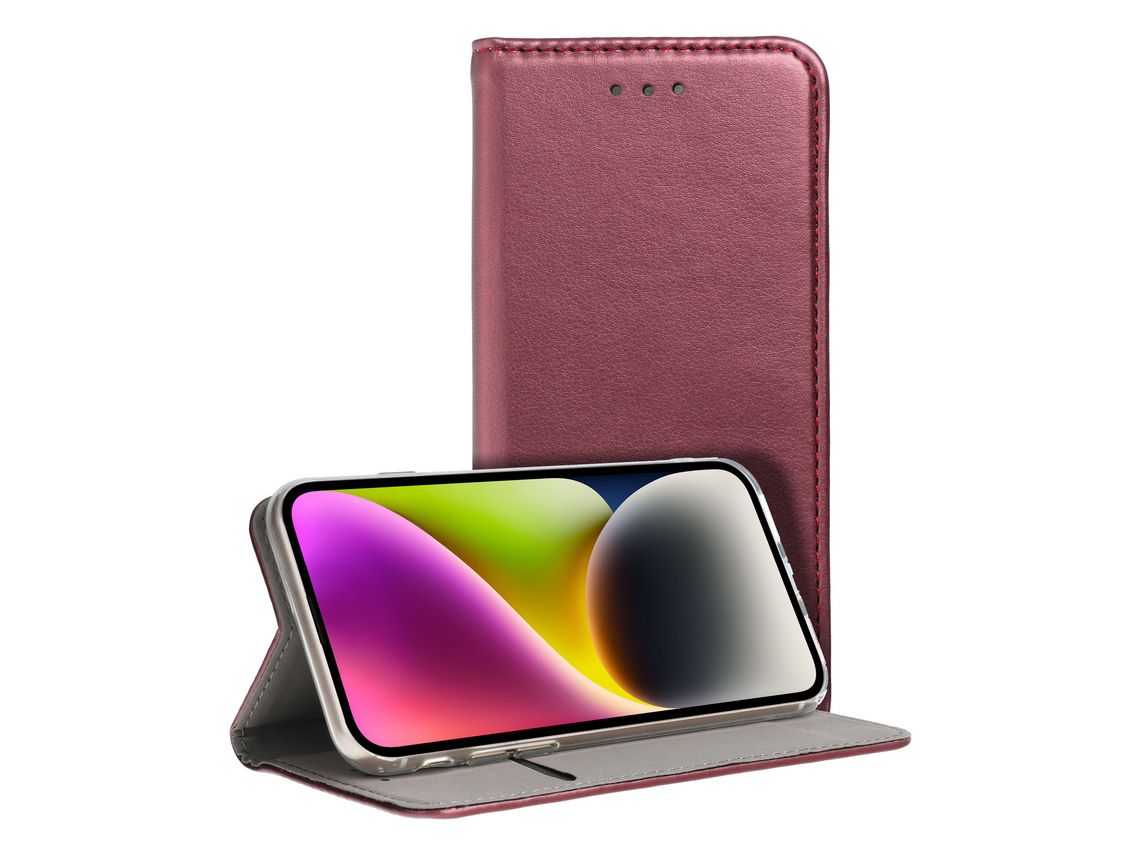 Estojo Smart Magneto para Xiaomi Xiaomi Redmi A1 Bordô