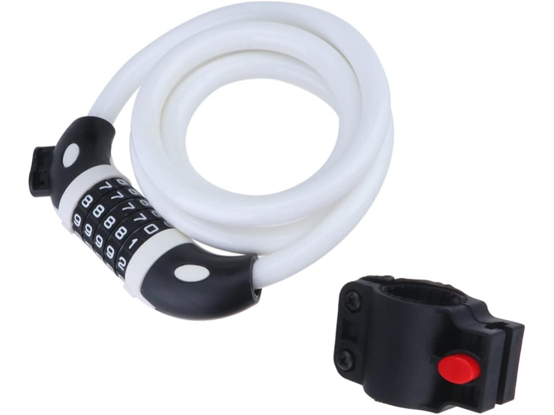 Cadeado De Corrente Para Bicicleta Com Combinação - Modelo Resistente