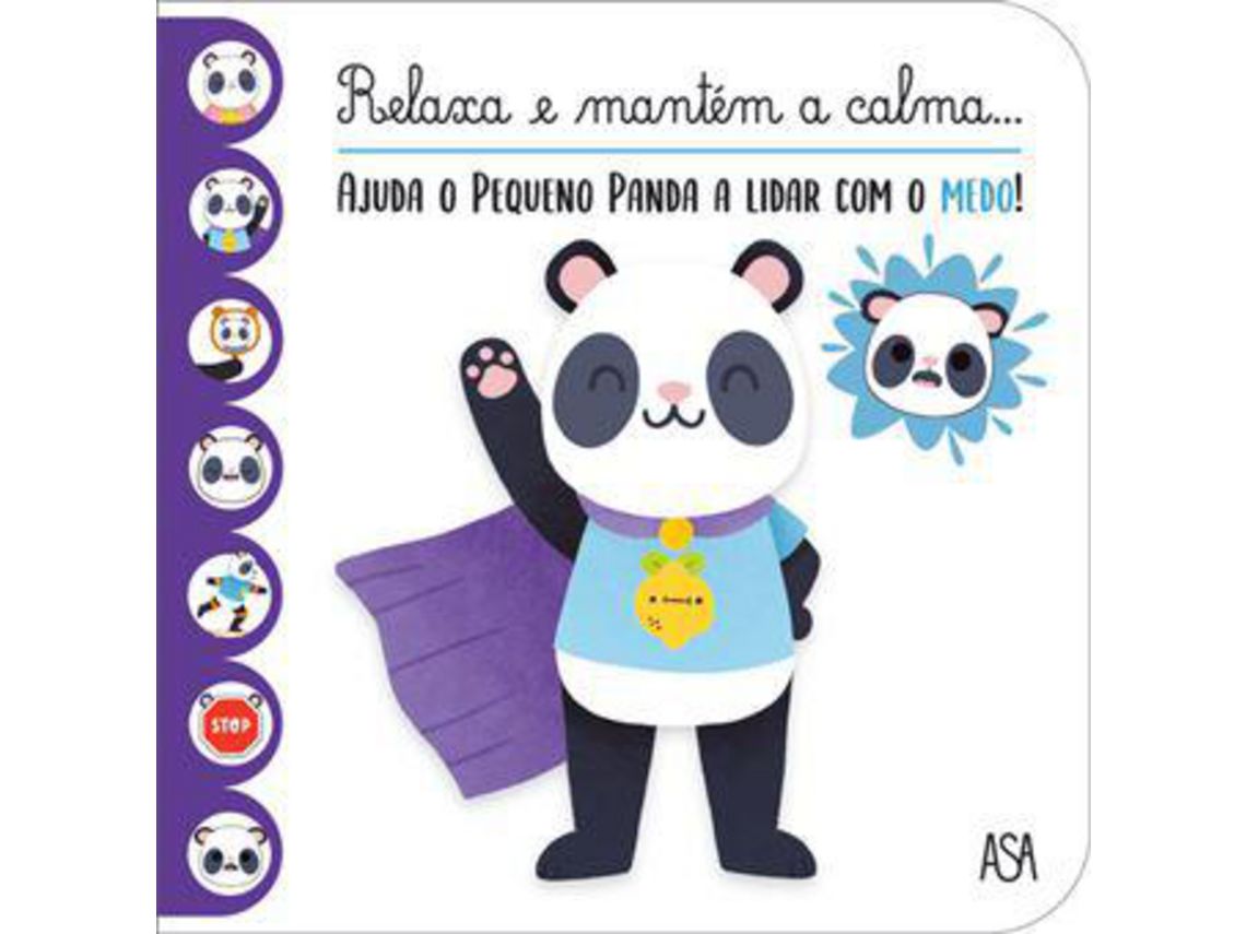 Livro Ajuda o Pequeno Panda a Lidar com o Medo de Delphine Lacharron e