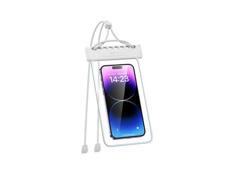 Bolsa para Celular À Prova D'Água com Tela Sensível Ao Toque de Pvc para Natação e Mergulho Especificações: 22 * 12 Cm Branco HHZ