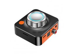Receptor de Áudio Bluetooth 5.1 3D Estéreo Música Adaptador Sem Fio Saída de Áudio Digital Fibra Coaxial Reprodução de Mp3 Laranja