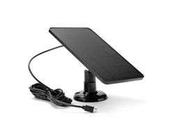 Câmera com bateria recarregável sem fio 10 W painel solar para câmera de segurança Wi-Fi CROWNED