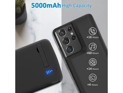 Powerbank Capa para Samsung Galaxy S10 S10E S20 S21 Plus Fast Battery CROWNED